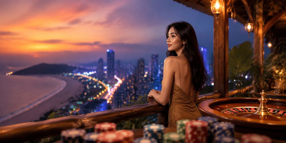 Người dùng tại Mũi Né ngồi cà phê và liên hệ hỗ trợ khách hàng snh48 trên điện thoại